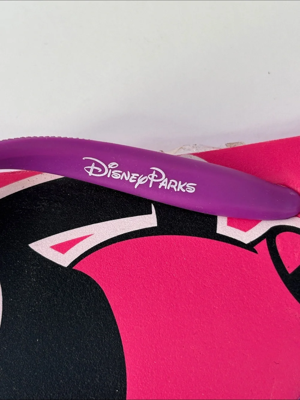 ✨ Disney Parks Mickey Mouse Flip Flops Youth Girls Size 5/6 New Without Tags 💖